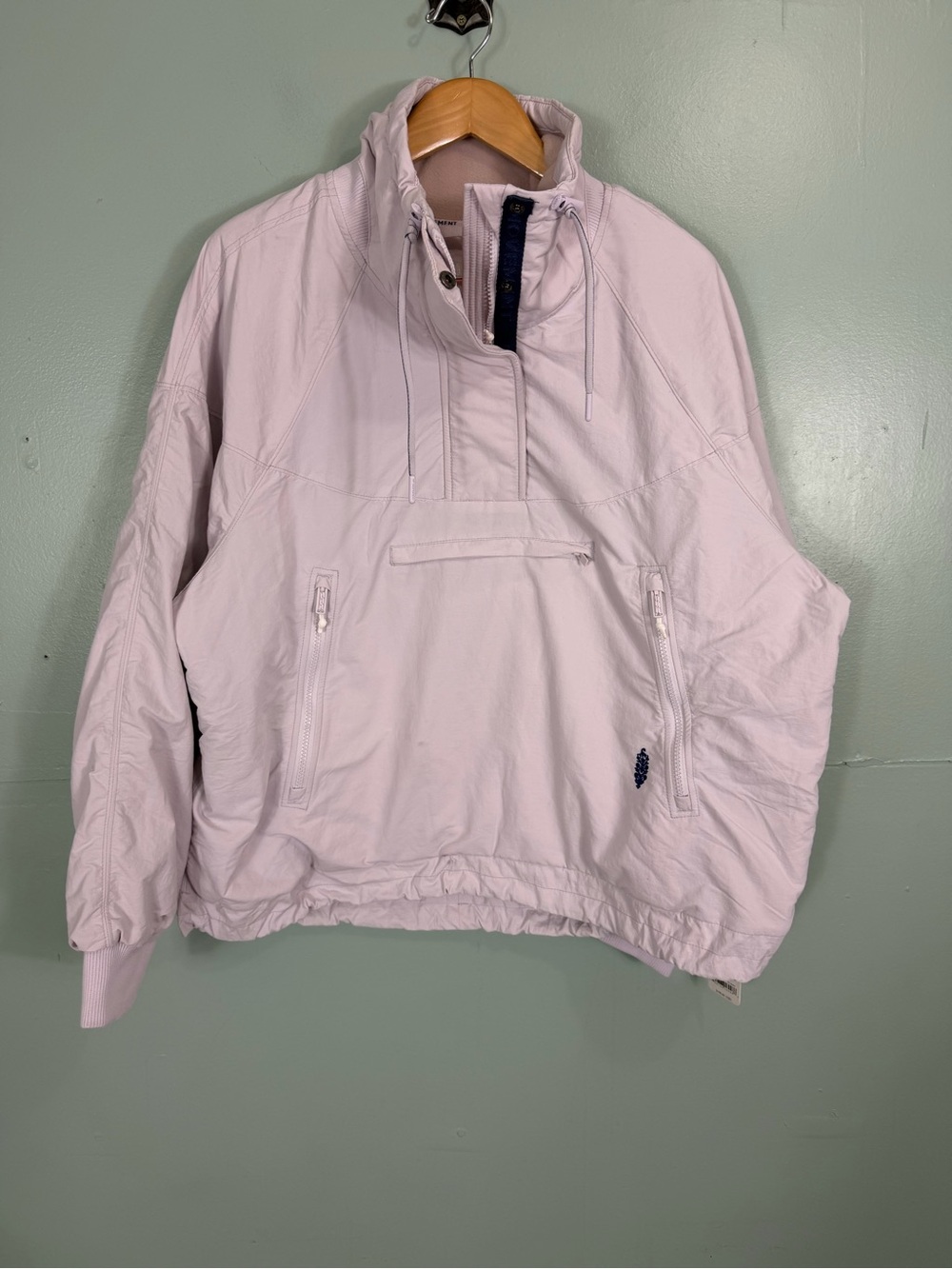 Free People Field Tripper Pullover Jacket Rose Quartz Lilac Purple Large